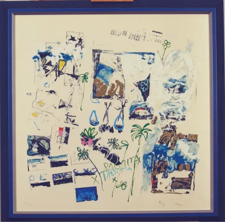 Litografia Schifano - Dicembre