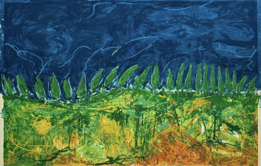 Litografia Schifano - Mario Schifano (1934–1998) – Bellavista – Enamel screen printing – 1993