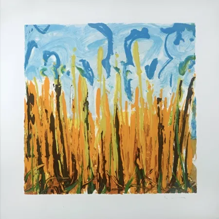 Serigrafia Schifano - Mario Schifano (1934–1998) – Campo Basso – Enamel screen printing, 29-colour printing on Magnani di Pescia paper – 1988