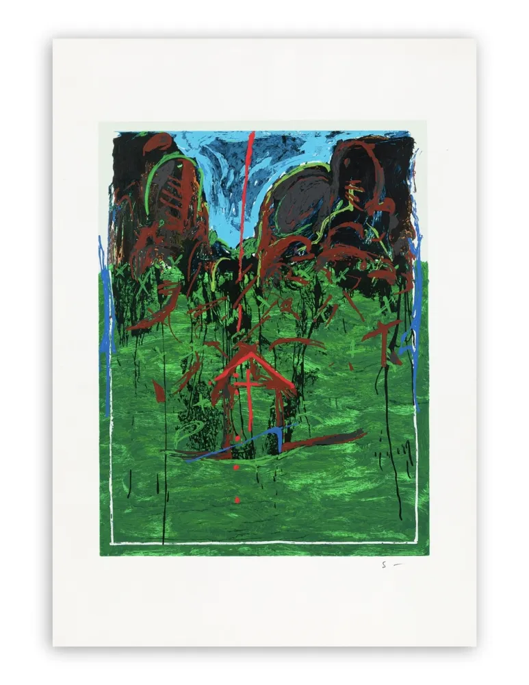 Serigrafia Schifano - Mario Schifano (1934–1998) - Casetta - Enamel screen printing - 1993