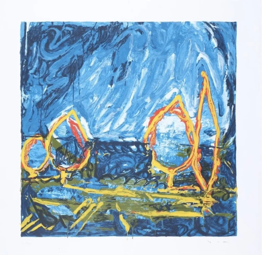 Serigrafia Schifano - Mario Schifano (1934–1998) - Esterno - Enamel screen printing - 1996