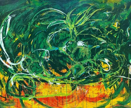 Serigrafia Schifano - Mario Schifano (1934–1998) – Natura – Enamel screen printing, 38-colour printing on Magnani di Pescia paper – 1988