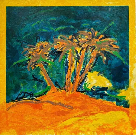 Serigrafia Schifano - Mario Schifano (1934–1998) - Palme - Enamel screen printing - 1993