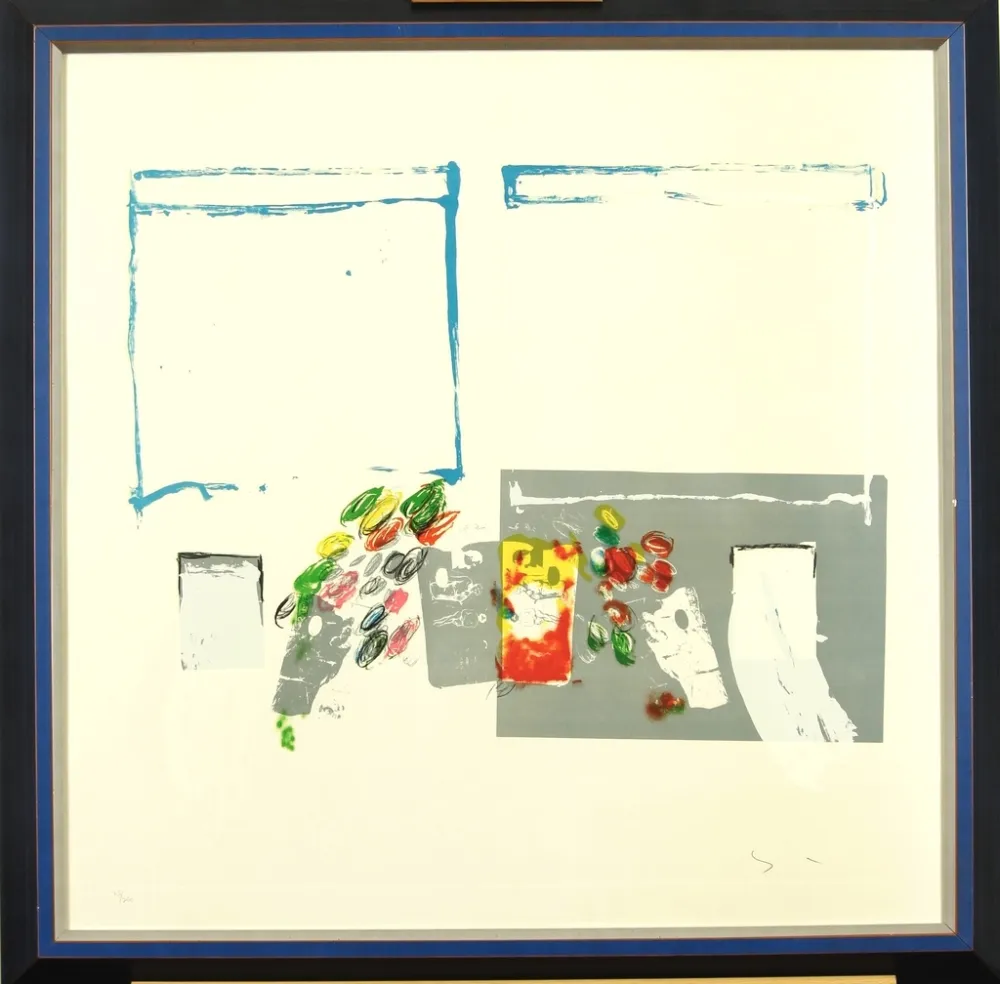 Litografia Schifano - Pittore Italiano