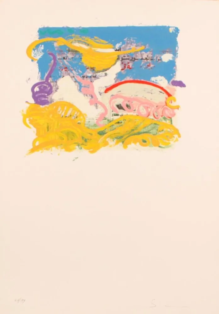 Serigrafia Schifano - SENZA TITOLO