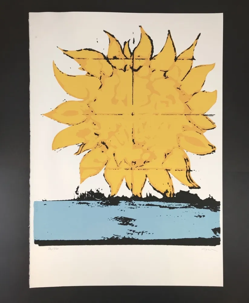Serigrafia Schifano - SOLE MIO