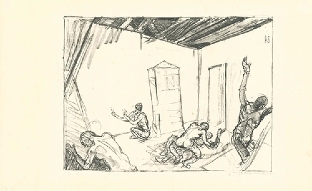 Litografia Schinnerer - Untitled