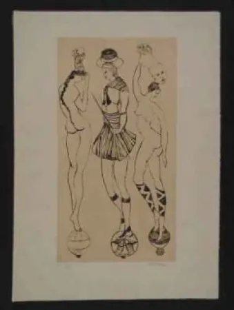 Acquatinta Schleime - Sans titre