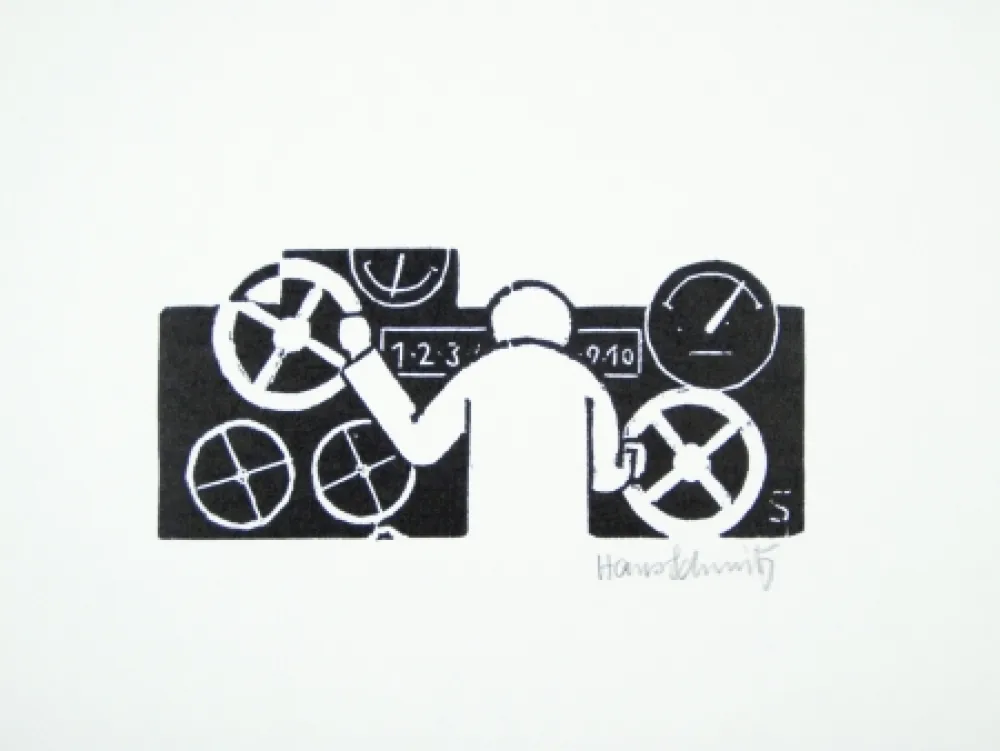 Linoincisione Schmitz - Arbeiterausbildung (Worker's Education)