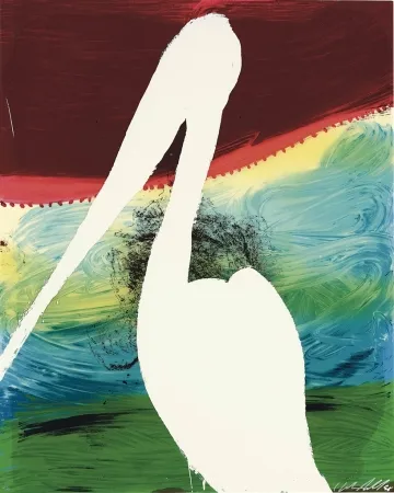 Serigrafia Schnabel - Guiseppe (Brooding on the vast Abyss)