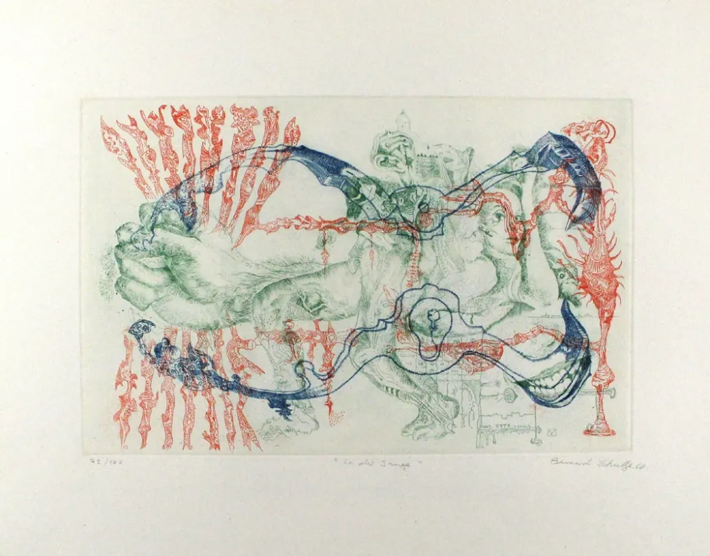 Incisione Schultze - In der Zange