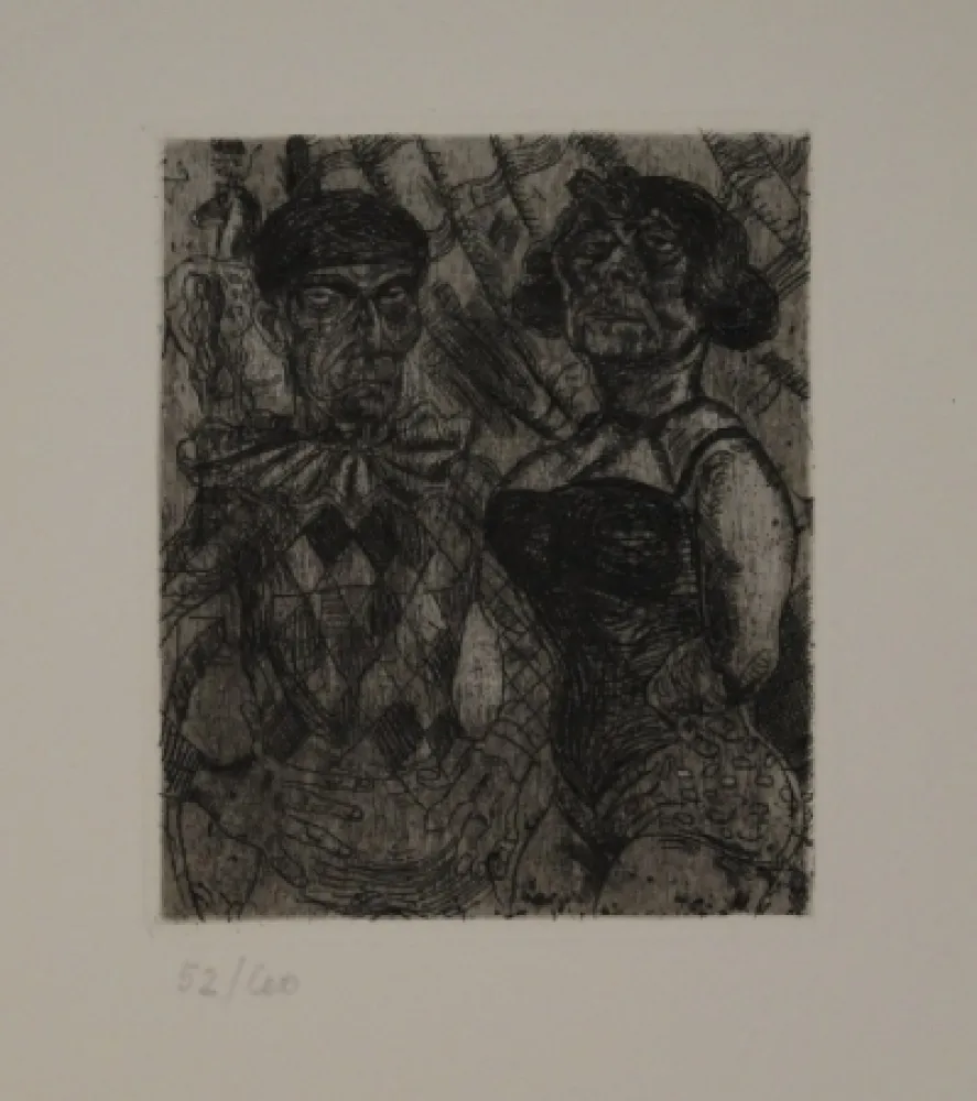 Acquaforte Schürch - Artistenpaar