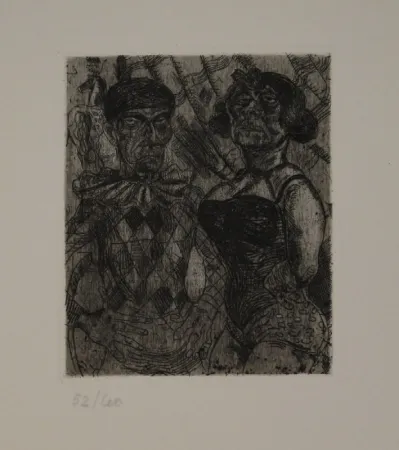 Acquaforte Schürch - Artistenpaar