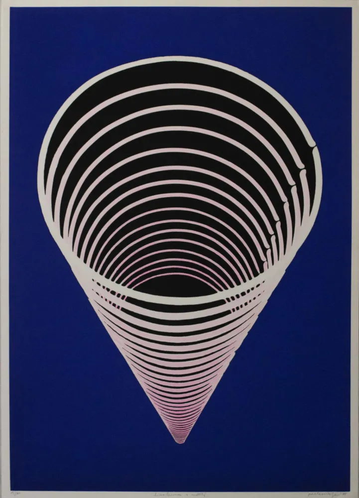 Linoincisione Scirpa - Untitled