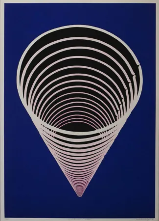 Linoincisione Scirpa - Untitled