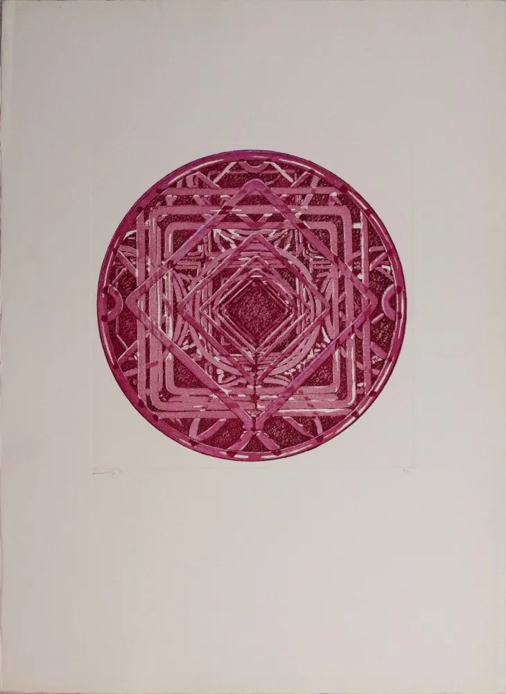 Acquaforte E Acquatinta Scirpa - Untitled