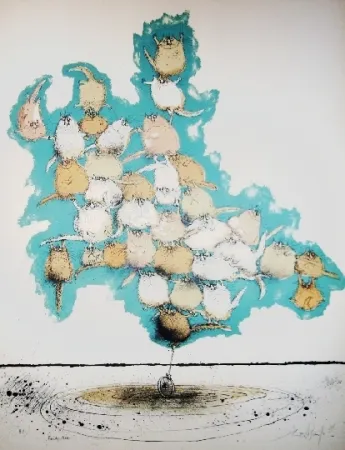 Litografia Searle - Family Man