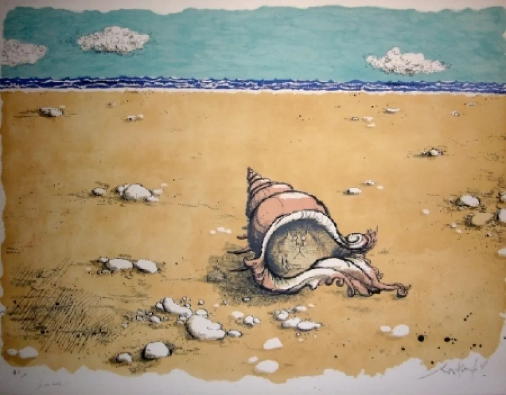 Litografia Searle - I am lonely