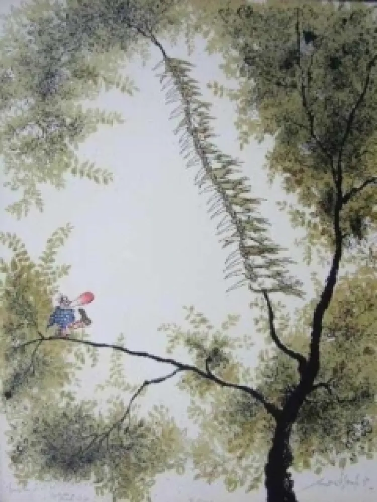 Litografia Searle - The clown