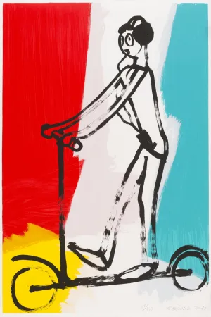 Serigrafia Séchas - Trottinette