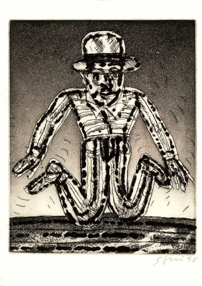 Acquaforte E Acquatinta Segui - Autoportrait 