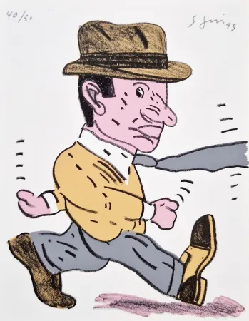 Litografia Segui - Cravate au vent