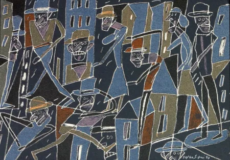 Litografia Segui - Le froid bleu des contre nuits 2