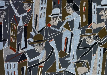 Litografia Segui - Le froid bleu des contre nuits 3