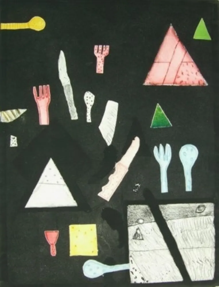 Acquatinta Selden - Senza titolo