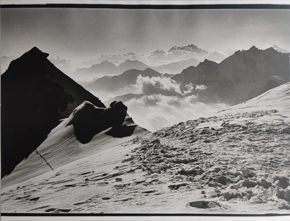 Fotografie Senn - Am Bishorn, 1974.