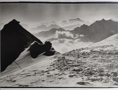 Fotografie Senn - Am Bishorn, 1974.