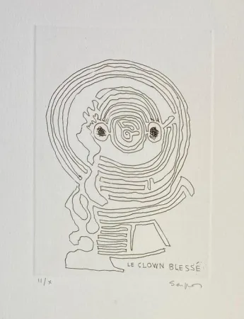 Incisione Seuphor - Onze essais de voix pour un chant du soir