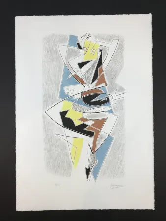 Litografia Severini - ARLECCHINO