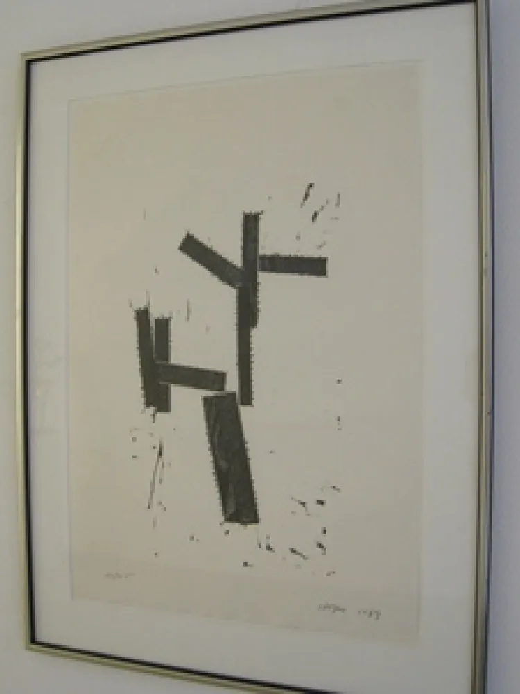 Incisione Su Legno Shapiro - Composition B