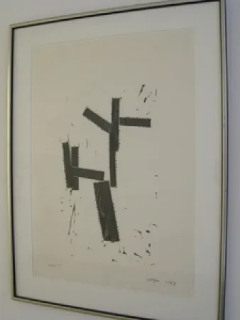 Incisione Su Legno Shapiro - Composition B