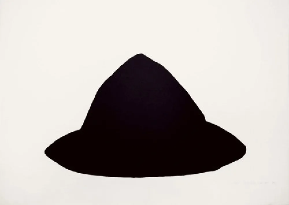 Litografia Shapiro - Untitled (Blue/Black)