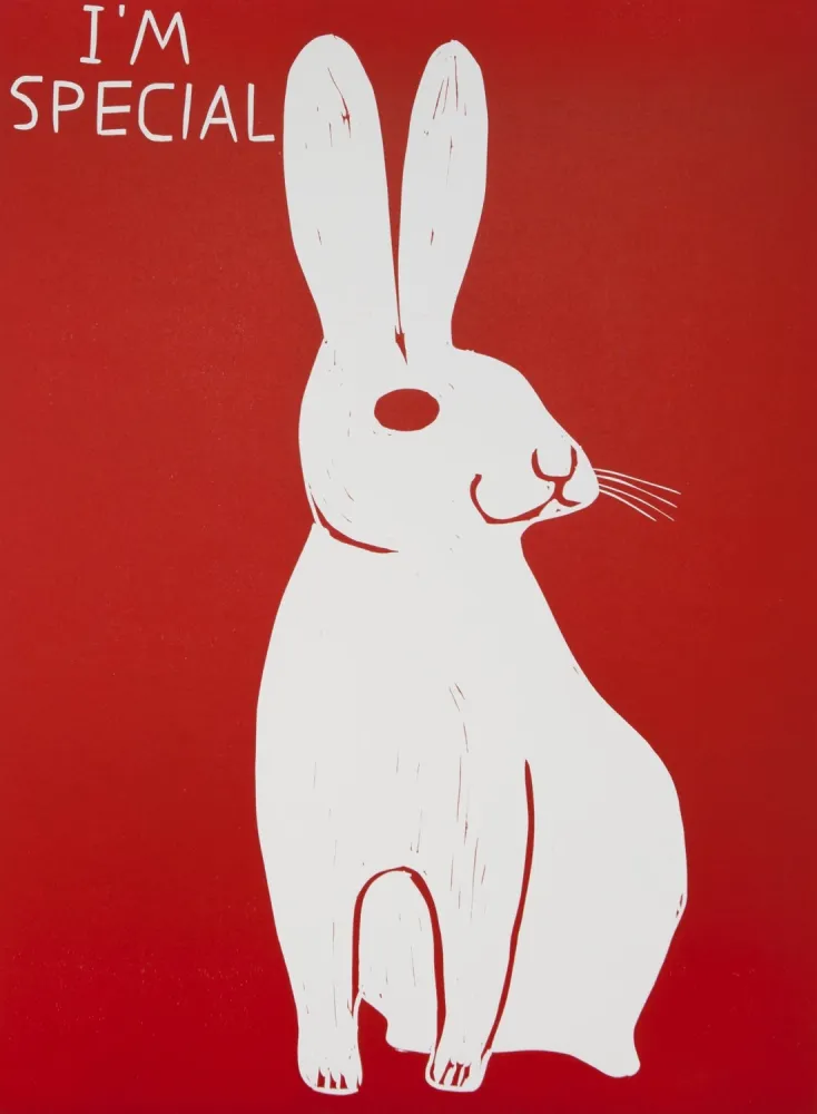 Linoincisione Shrigley - I`m Special