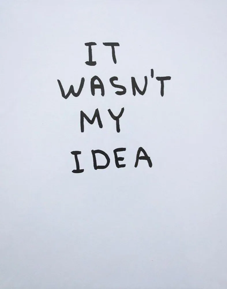 Multiplo Shrigley - It Wasn't My Idea
