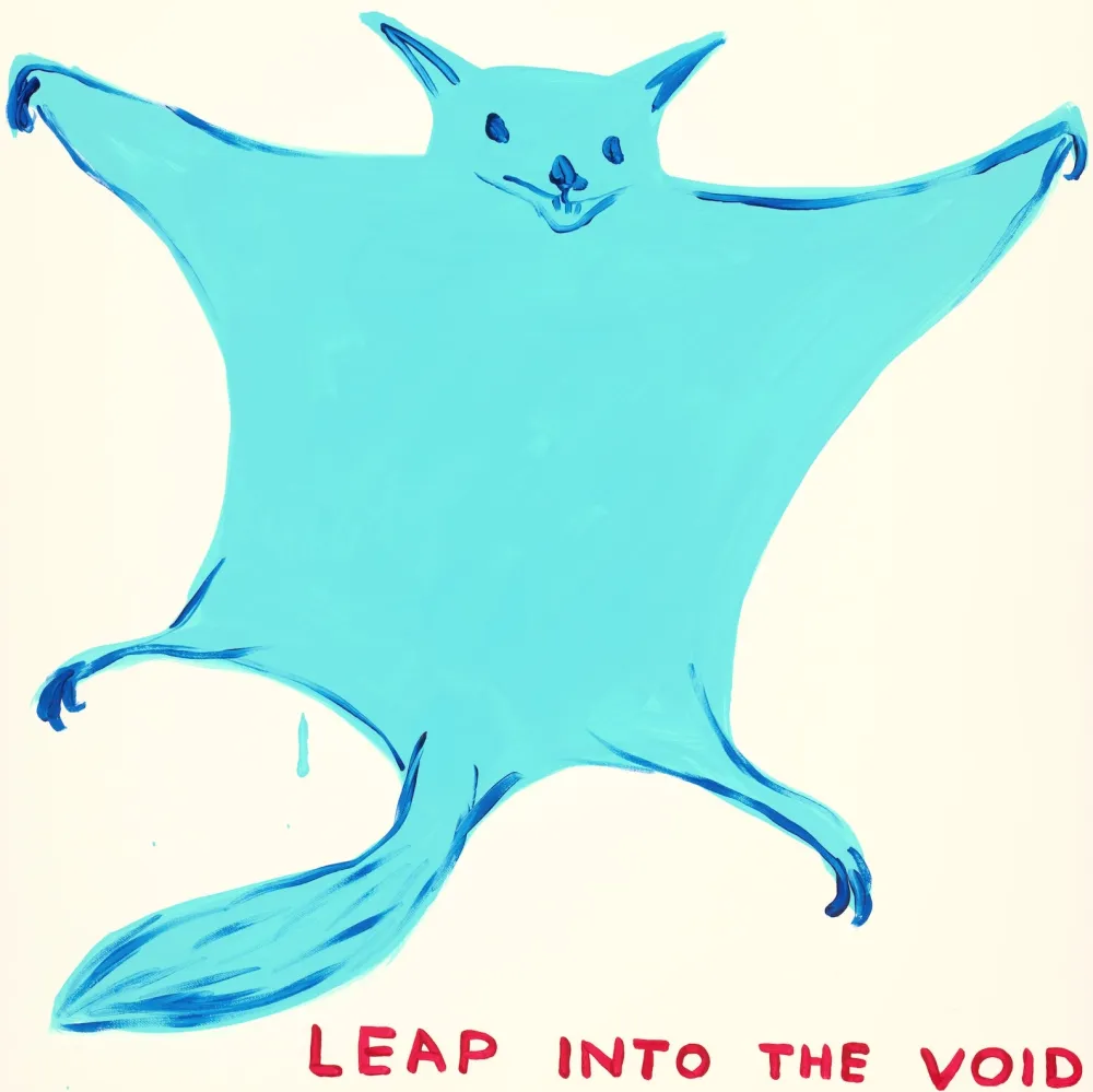 Serigrafia Shrigley - Leap Into The Void