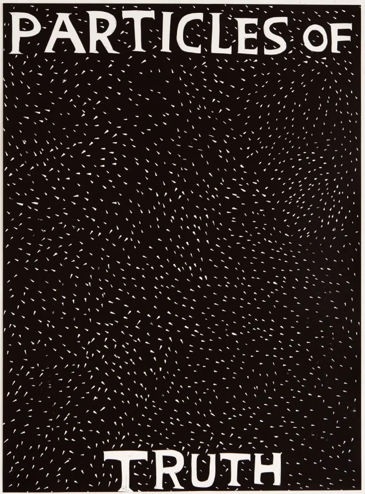 Linoincisione Shrigley - Particles of Truth