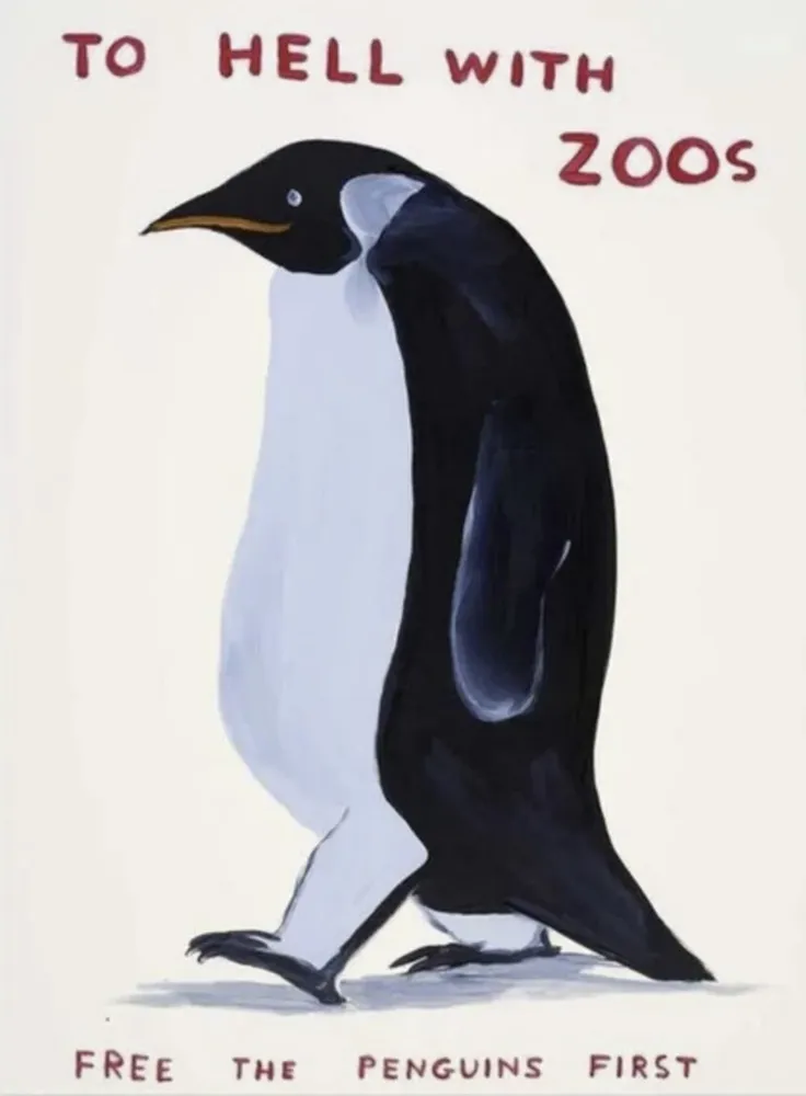 Serigrafia Shrigley - To Hell With Zoos