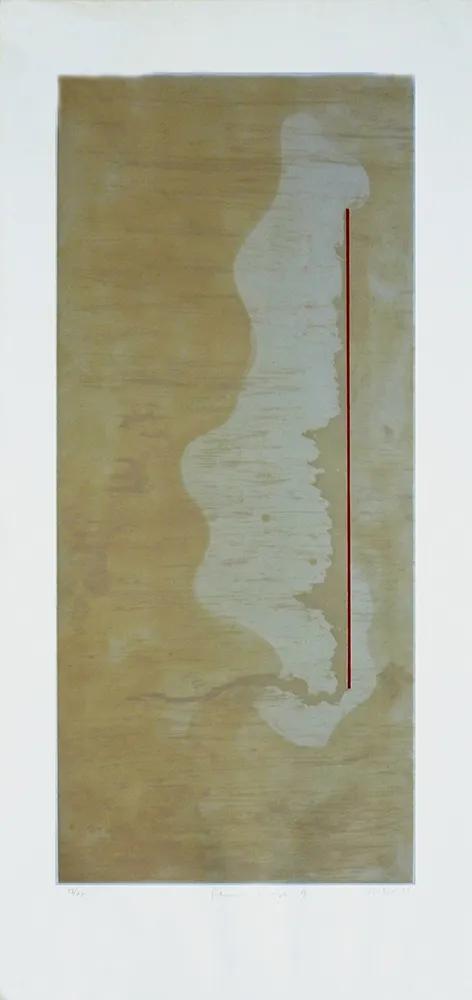 Incisione Sicilia - Fleur rouge VI