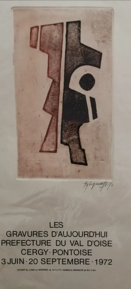 Acquaforte Signovert - Gravures d'aujurd'hui - Cergy Pontoise