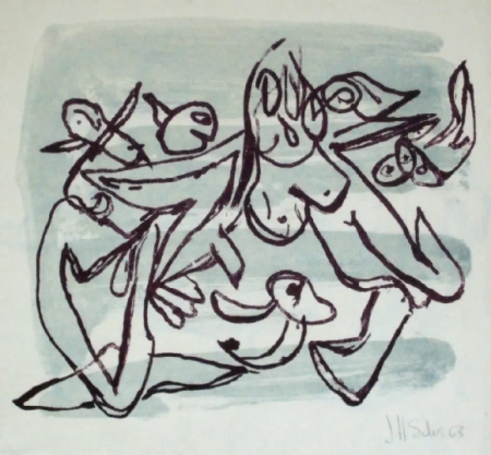 Litografia Silva - Sans titre 1