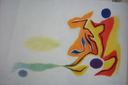 Litografia Singier - Blason du corps blessé