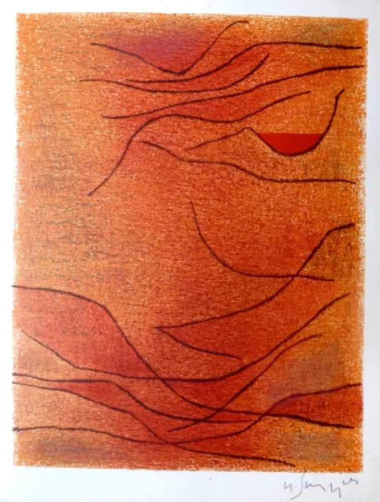 Litografia Singier - Exposition galerie de France