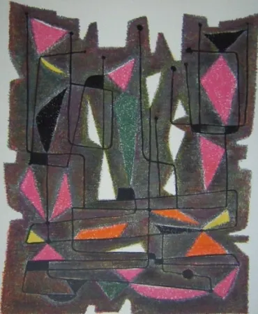 Litografia Singier - La Patriette de Conzalve