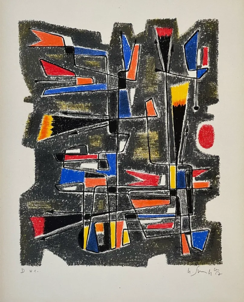 Litografia Singier - La Patriette de Gonzalve 