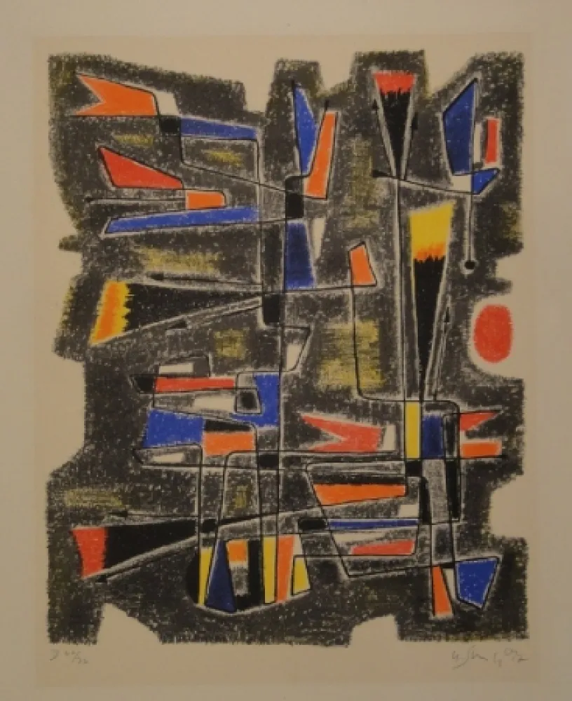 Litografia Singier - La Patriette de Gonzalve