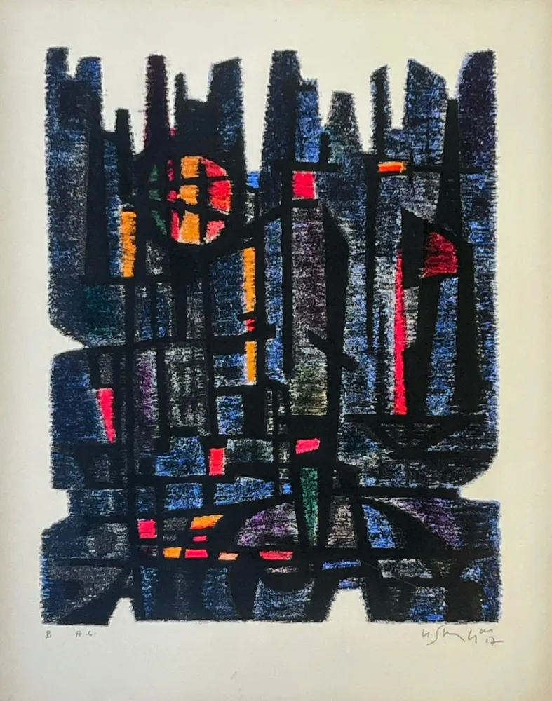 Litografia Singier - L'Appareil de Maître Gessner 